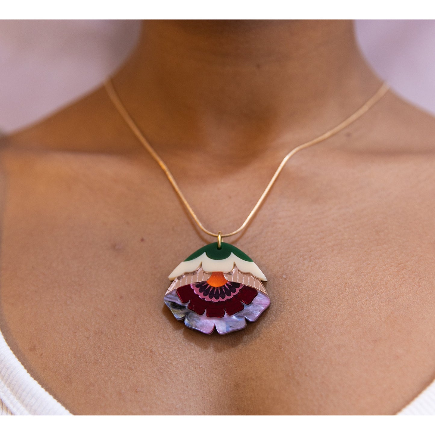 Isobel Floral Pendant Necklace