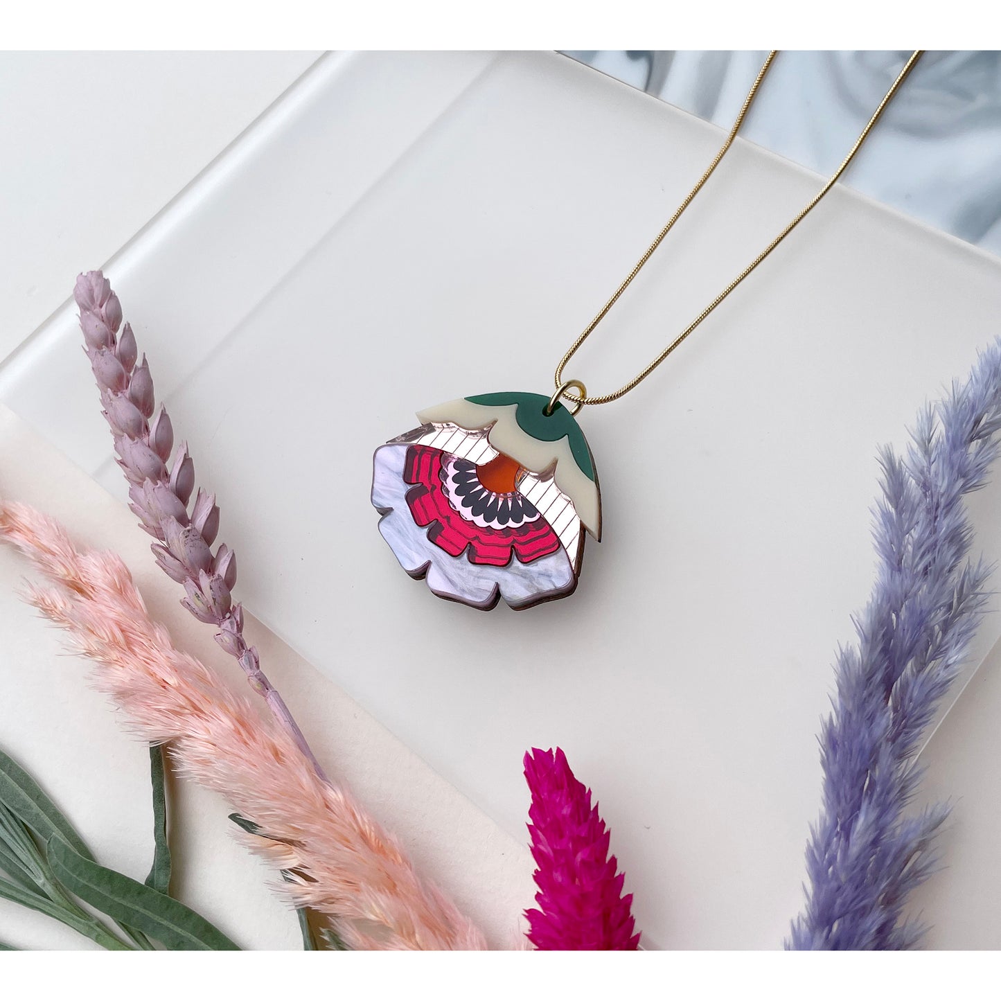 Isobel Floral Pendant Necklace