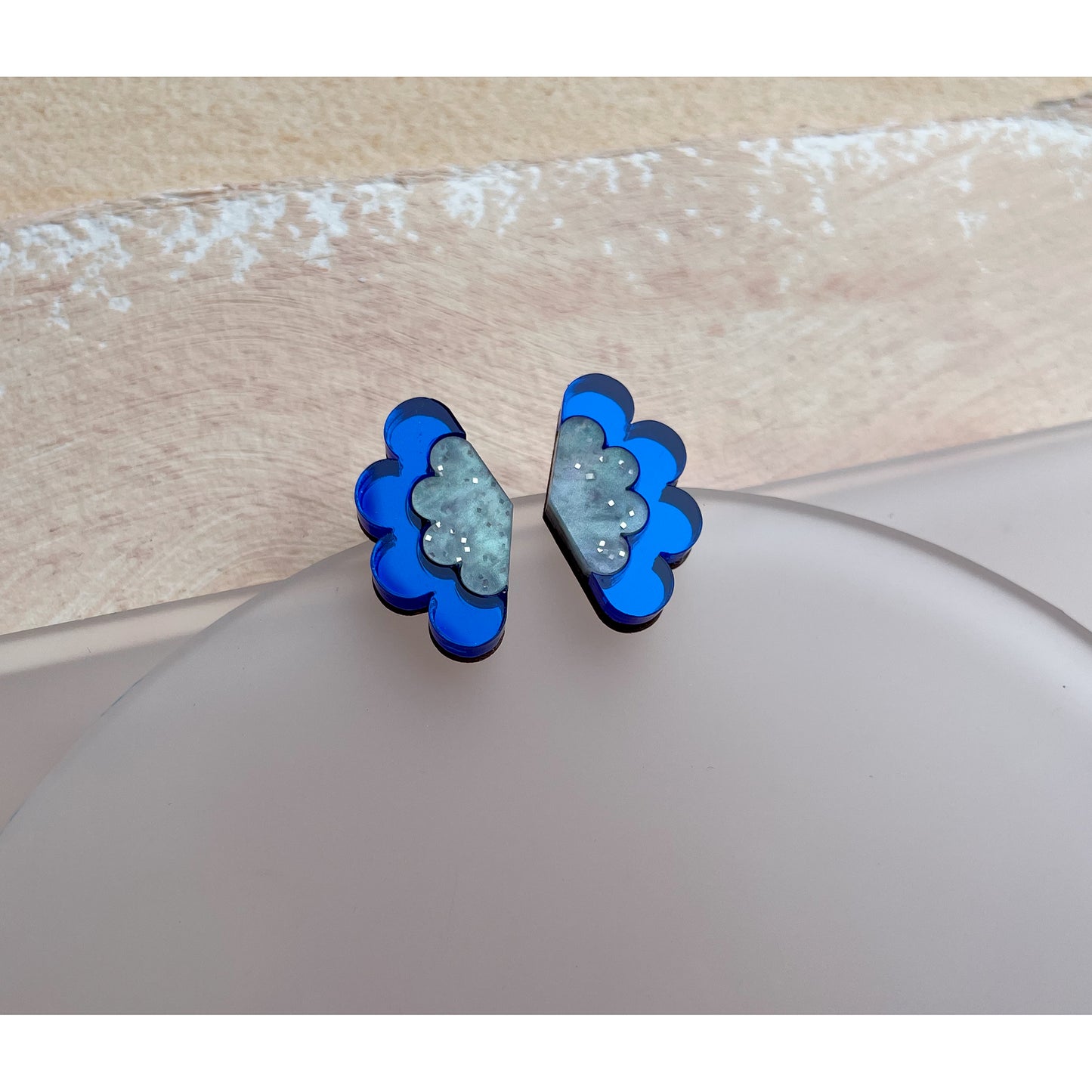 Scalloped Stud Earrings
