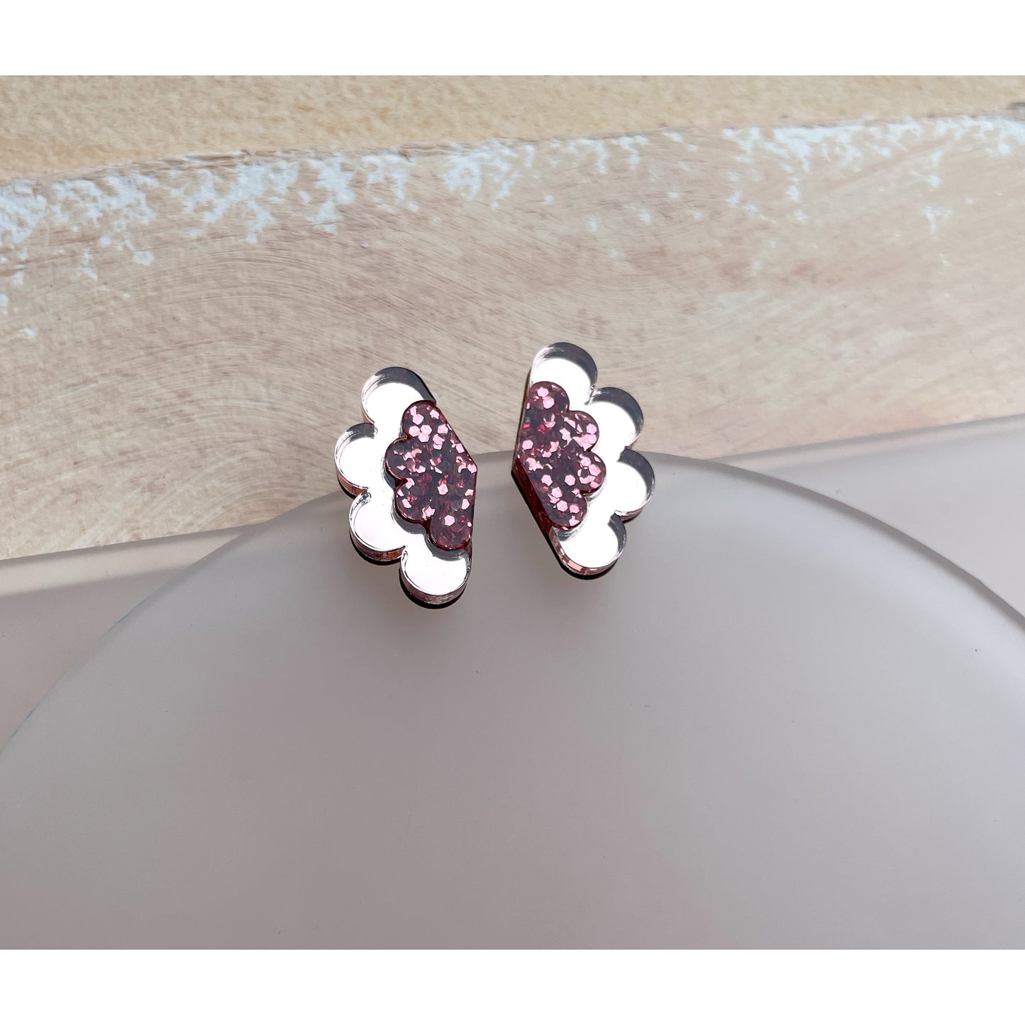Scalloped Stud Earrings