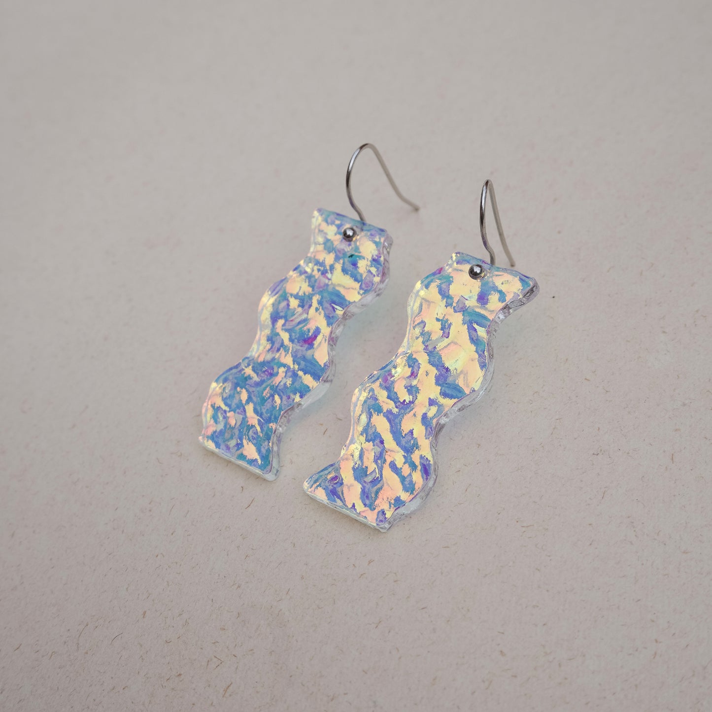 Wiggle Hook Drop Earrings