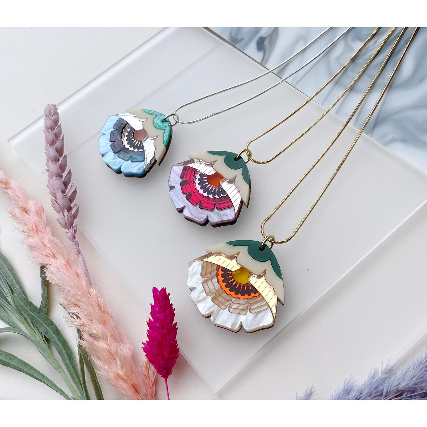 Isobel Floral Pendant Necklace