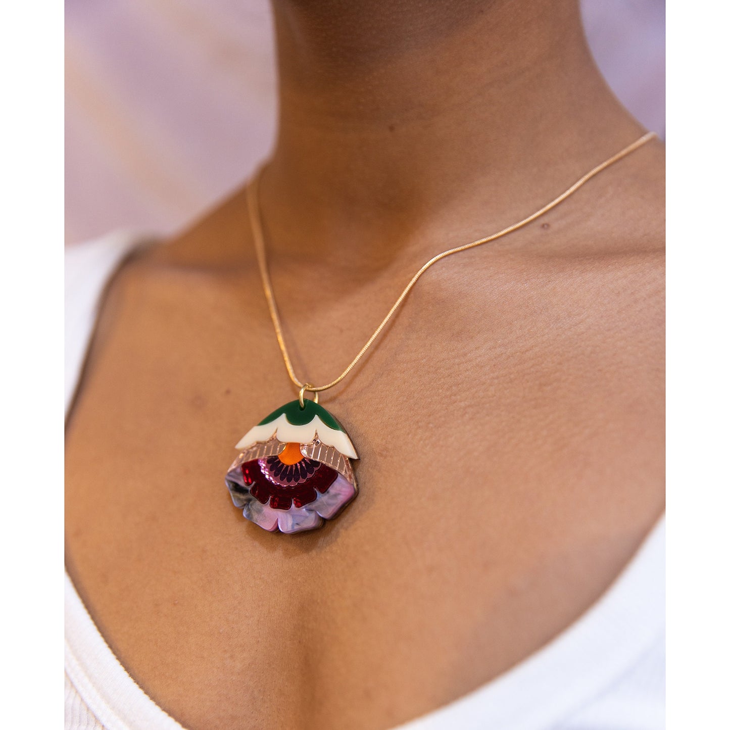 Isobel Floral Pendant Necklace