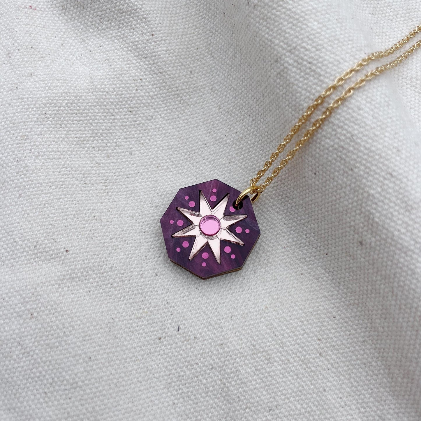 Seren Geo Star Pendant Necklace