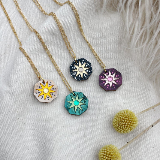 Seren Geo Star Pendant Necklace