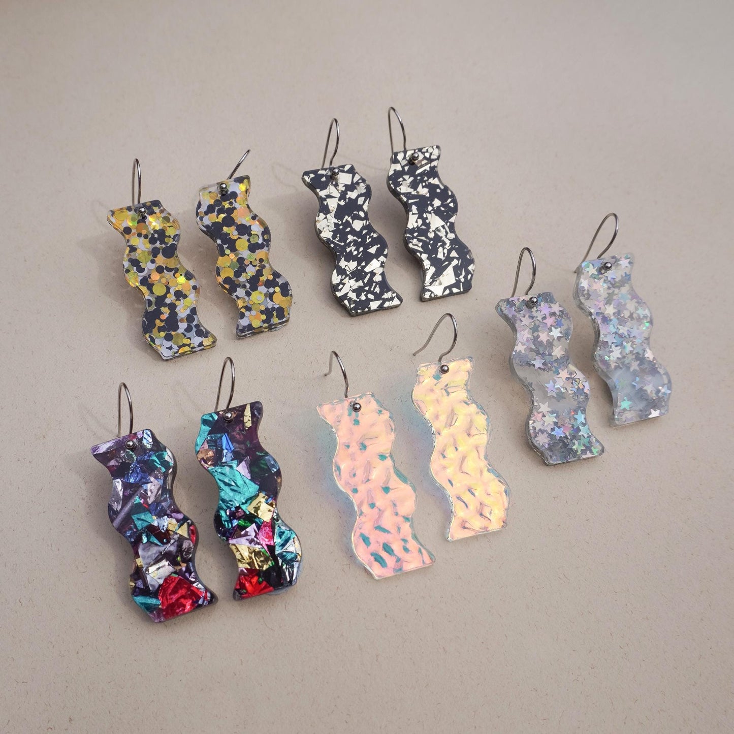 Wiggle Hook Drop Earrings