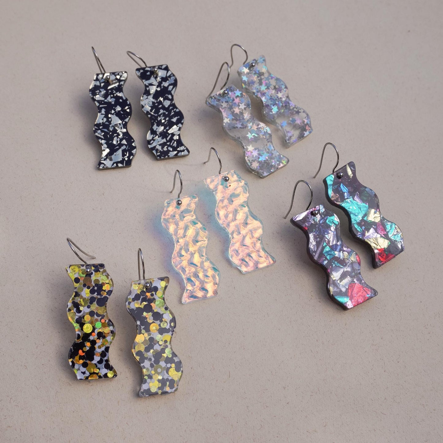 Wiggle Hook Drop Earrings