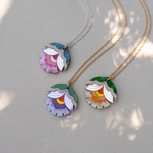 Maisie Floral Pendant Necklace