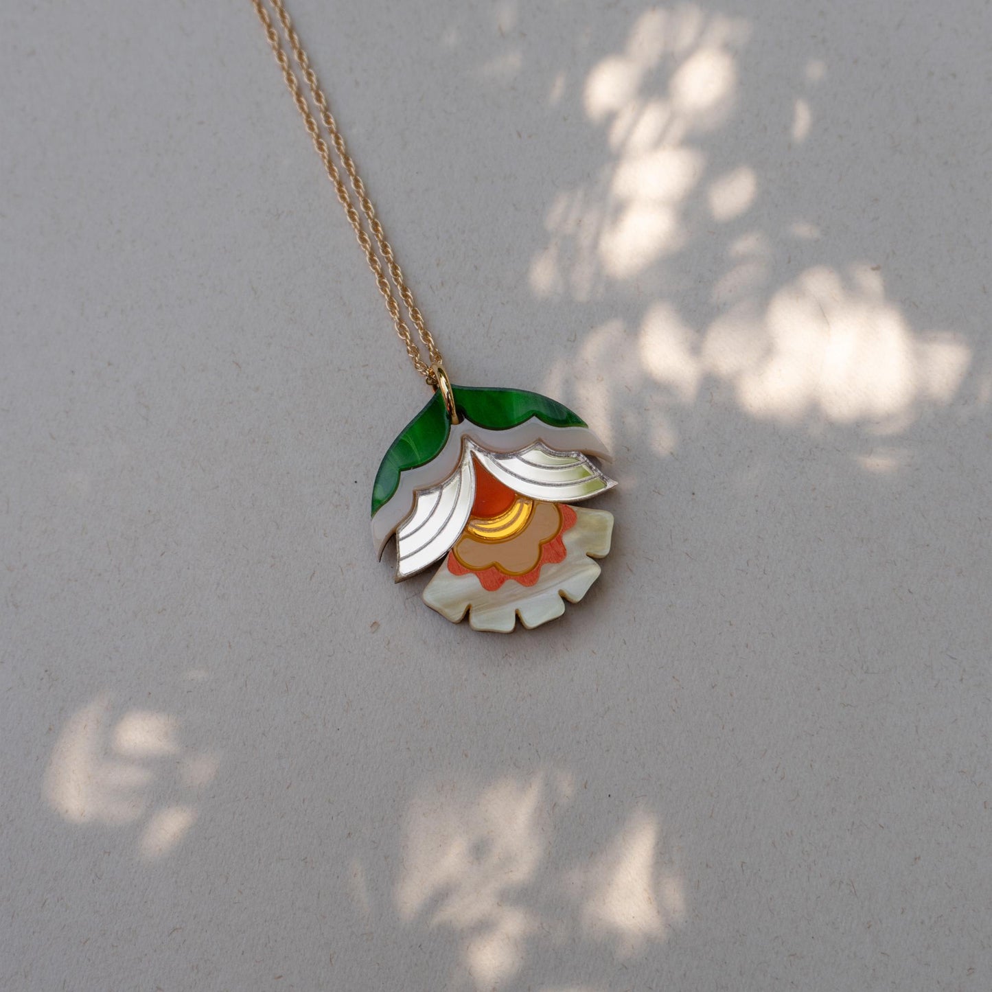 Maisie Floral Pendant Necklace