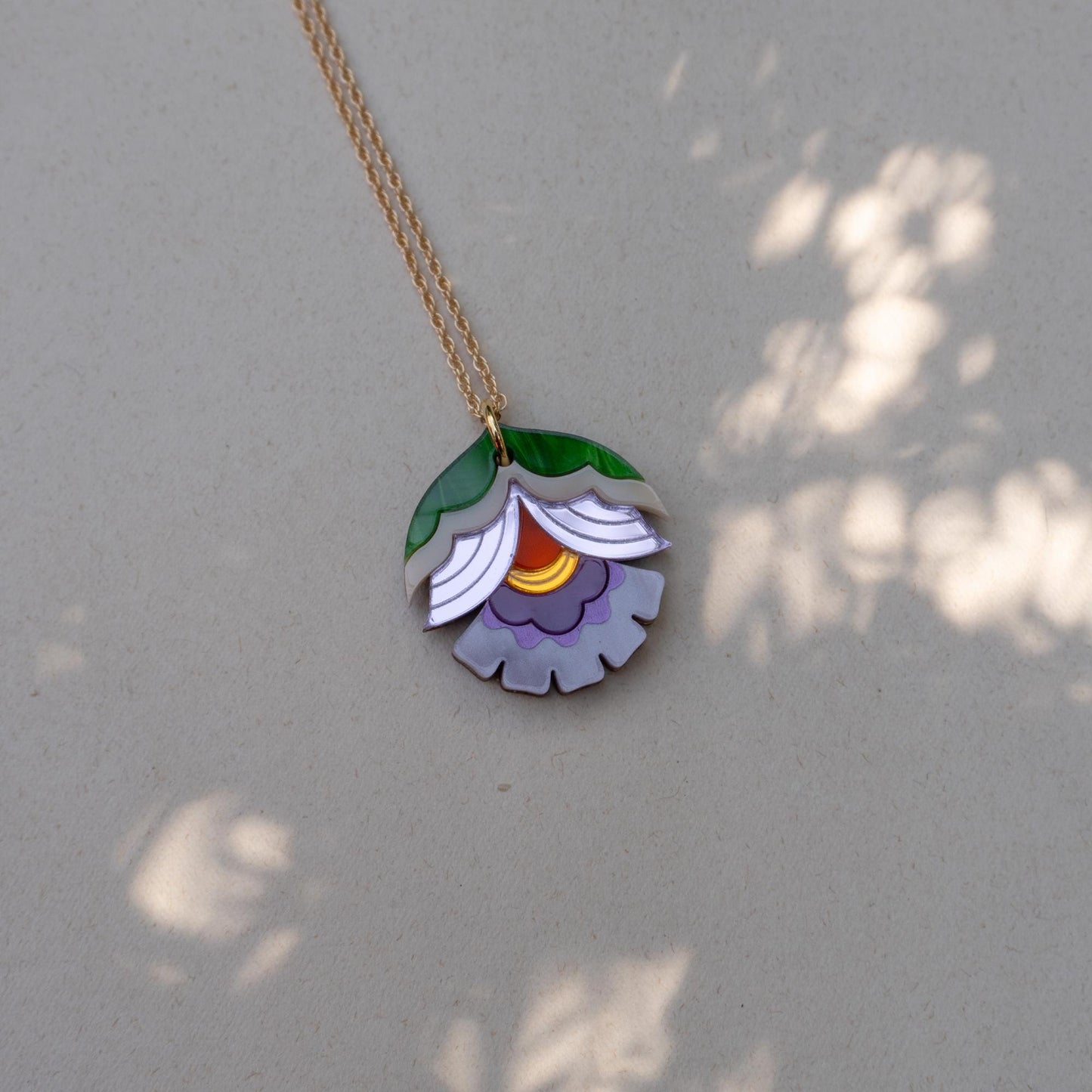 Maisie Floral Pendant Necklace